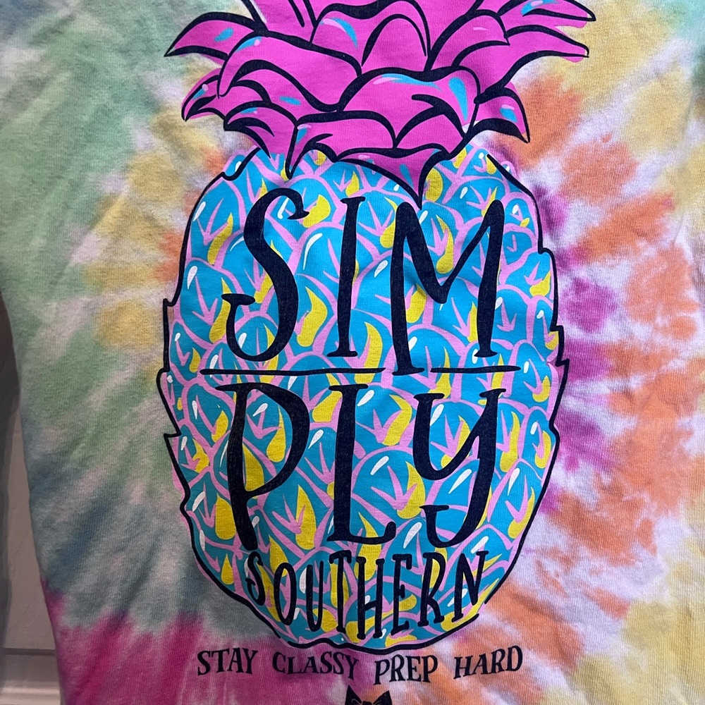 Simply Southern Women’s Rainbow Tie-Dye Long Sleeve Tee